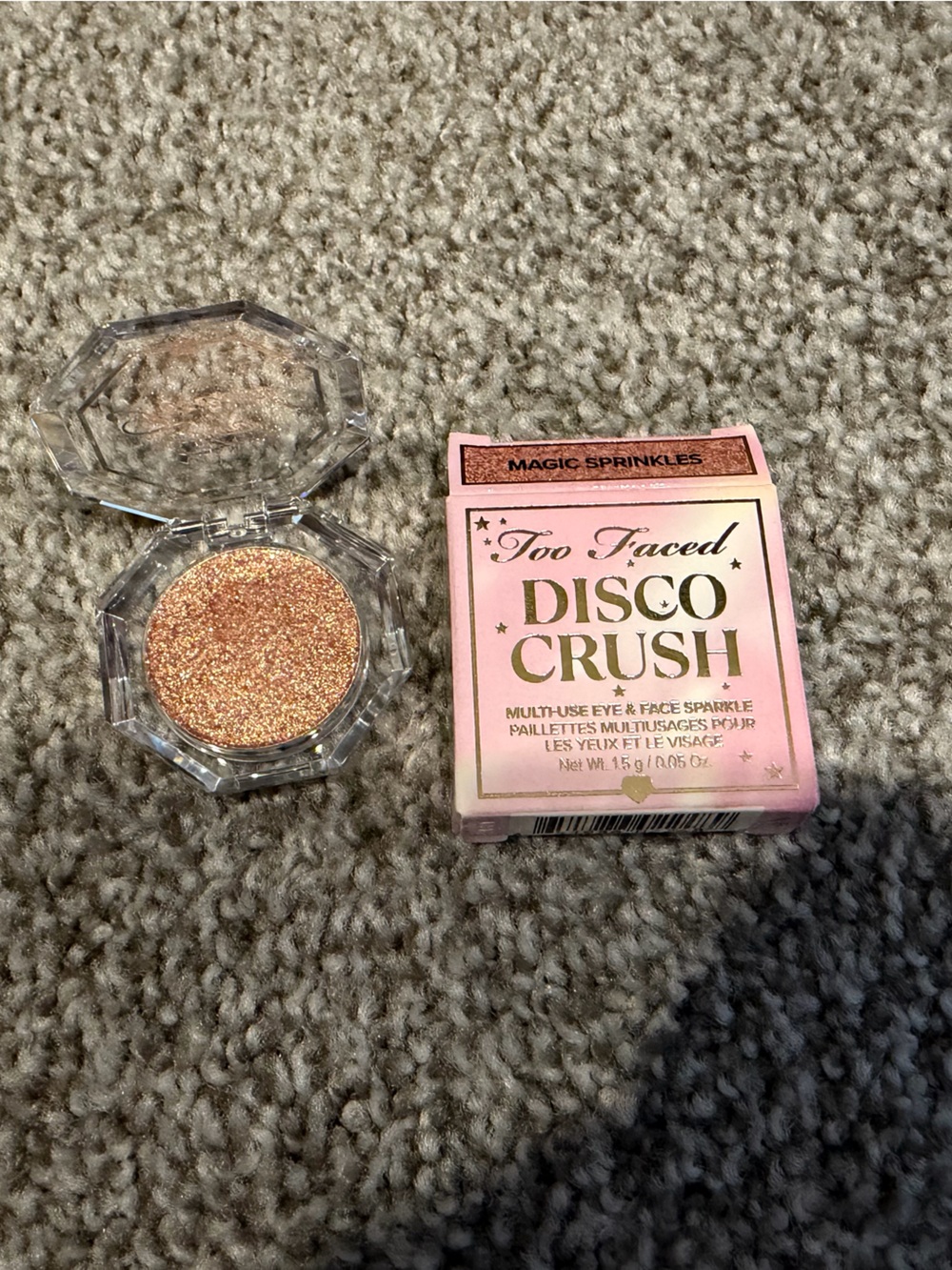 Too faced disco crush magic sprinkles eye & face pallet